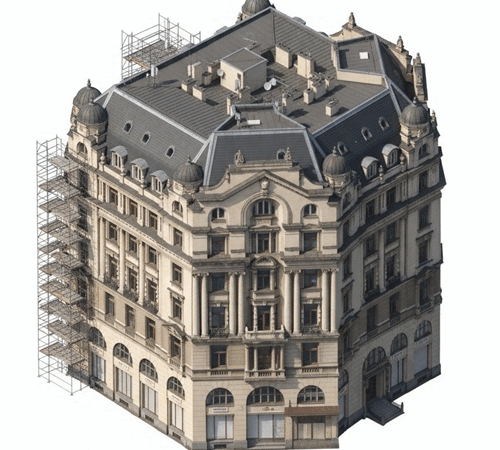 Separate 3D buildings