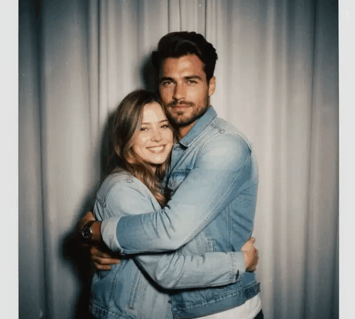 Couple Outfit Polaroid Camera Style